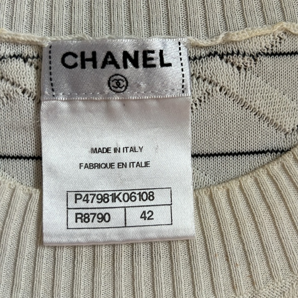 CHANEL TANK TOP SIZE 42 - Picture 6 of 12